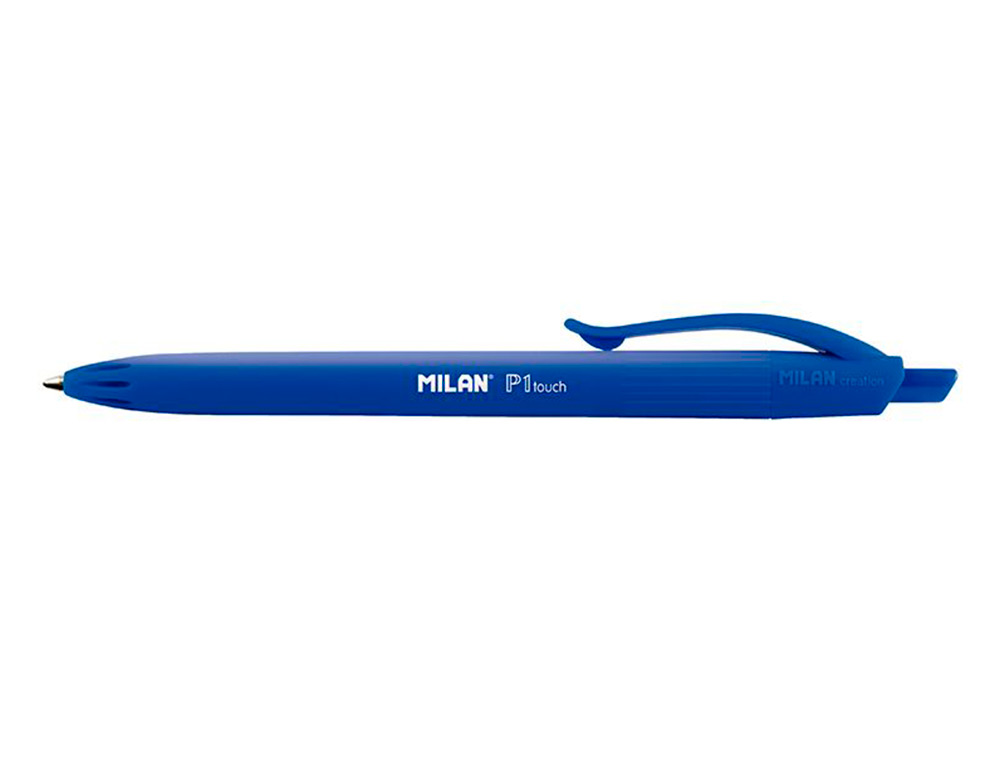 Esferografica milan p1 retratil 1 mm touch azul blister de 3 unidades ( Imagem 3 de 4 ) - Preview