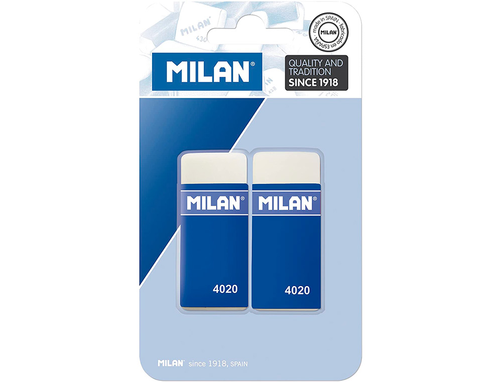 Borracha milan 4020 migas de pao blister de 2 unidades ( Imagem 2 de 4 ) - Preview