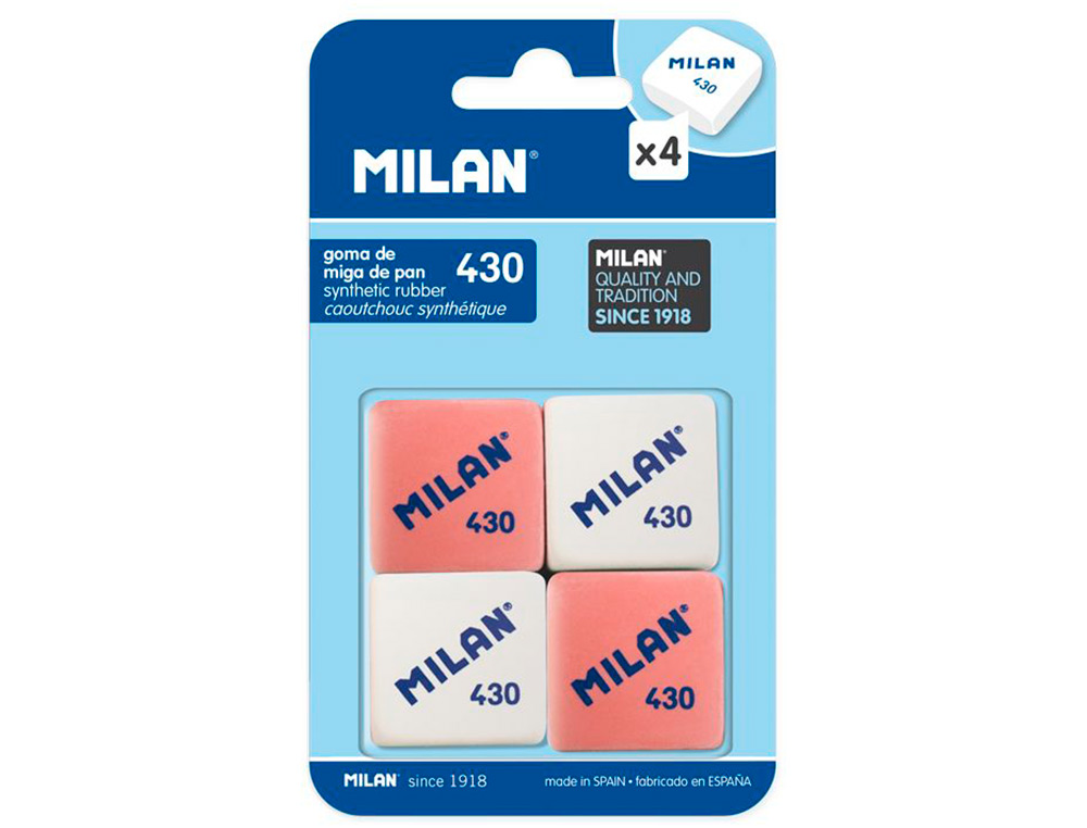 Borracha milan 430 blister de 4 unidades ( Imagem 2 de 4 ) - Preview