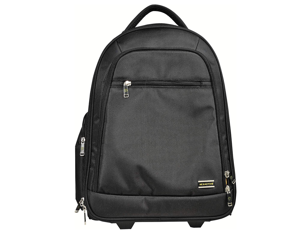 Mochila para portatil exacompta exactive exabusiness ate 15.6/' com rodas e asa telescopica preta 370x240x540 mm ( Imagem 2 de 9 ) - Preview
