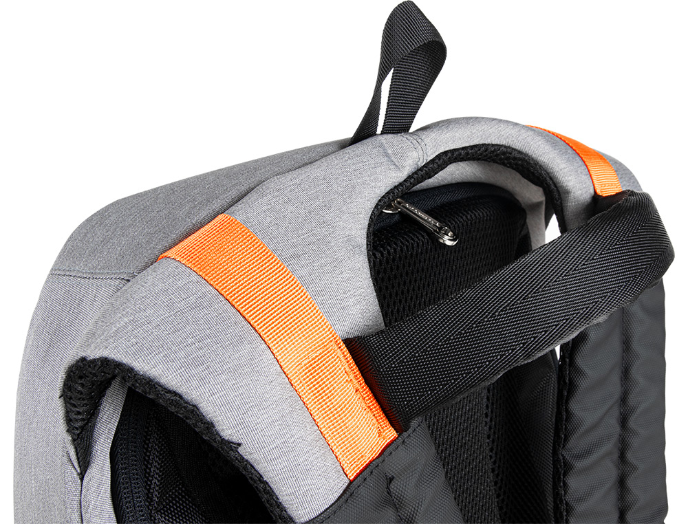 Mochila para portatil q-connect 18/' preta / cinza poliester impermeavel 460x170x310 mm ( Imagem 5 de 13 ) - Preview