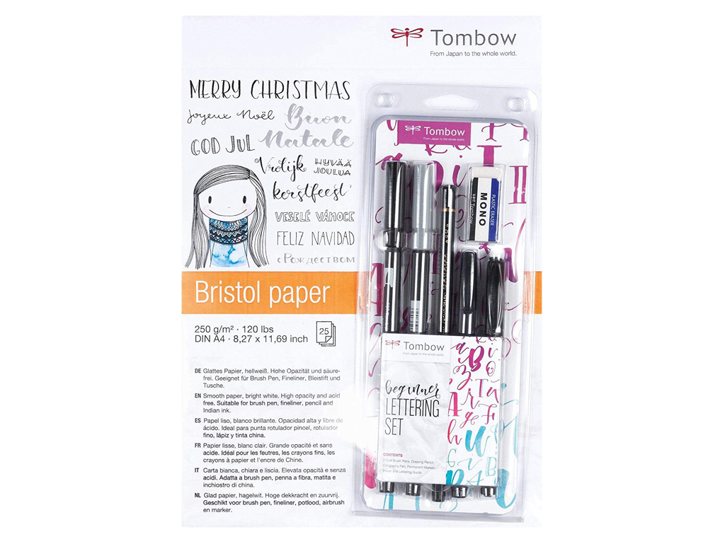 Conjunto caligrafia tombow lettering beginner para principiante 6 pecas ( Imagem 2 de 3 ) - Preview