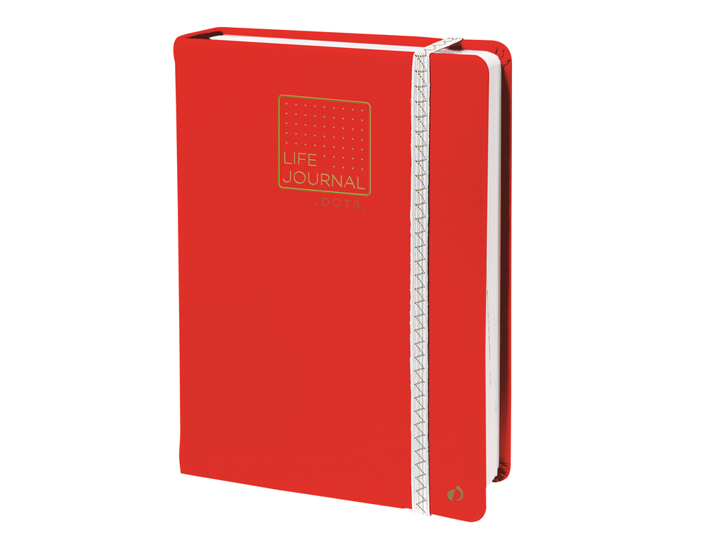Caderno quo vadis life journal infinite dots pontos 15x21 cm 224 folhas capa vermelho ( Imagem 2 de 8 ) - Preview