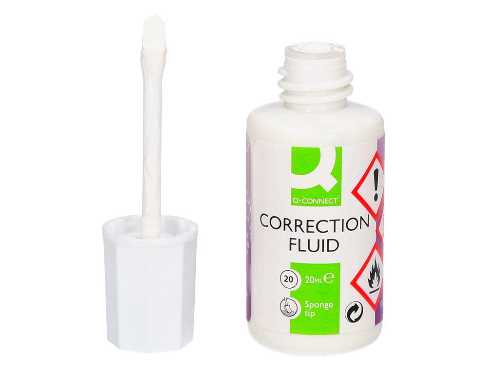 Corretor q-connect frasco 20ml aplicador espuma ( Imagem 4 de 8 ) - Preview