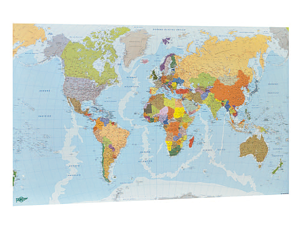 Mapa parede faibo plastificado enrolado 83x138 cm ( Imagem 2 de 2 ) - Preview