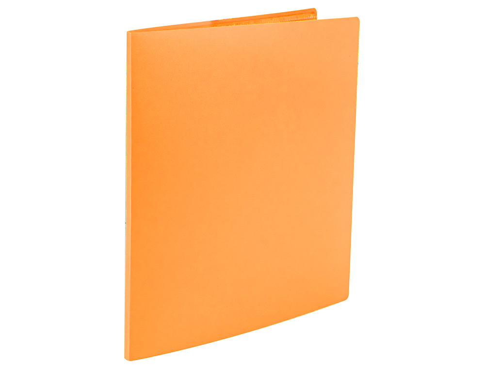 Capa catalogo liderpapel 80 bolsas polipropileno din a4 laranja fluor opaco ( Imagem 4 de 14 ) - Preview