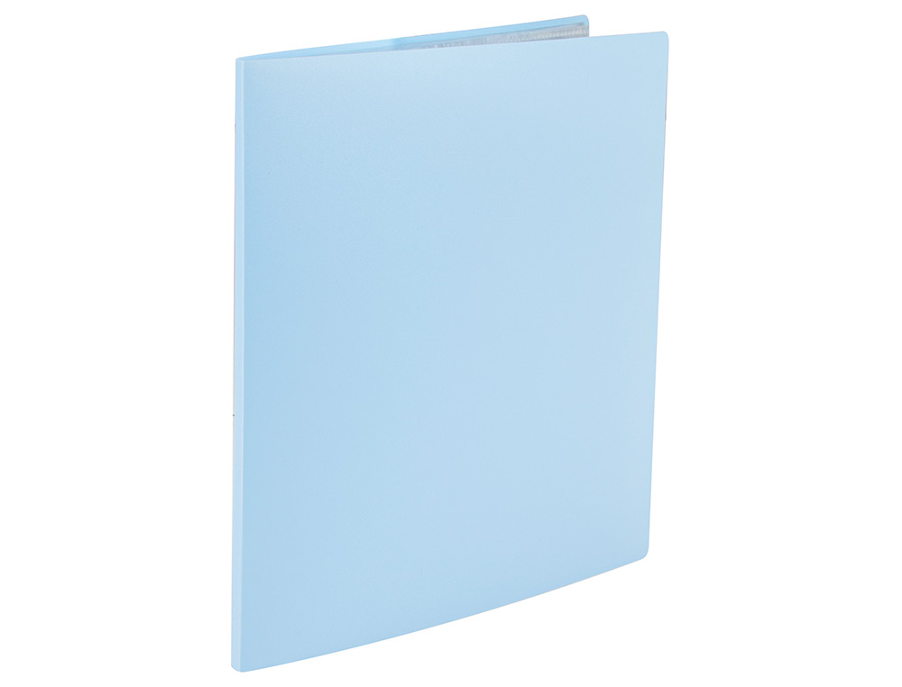 Capa catalogo liderpapel 60 bolsas polipropileno din a4 celeste opaco ( Imagem 4 de 14 ) - Preview