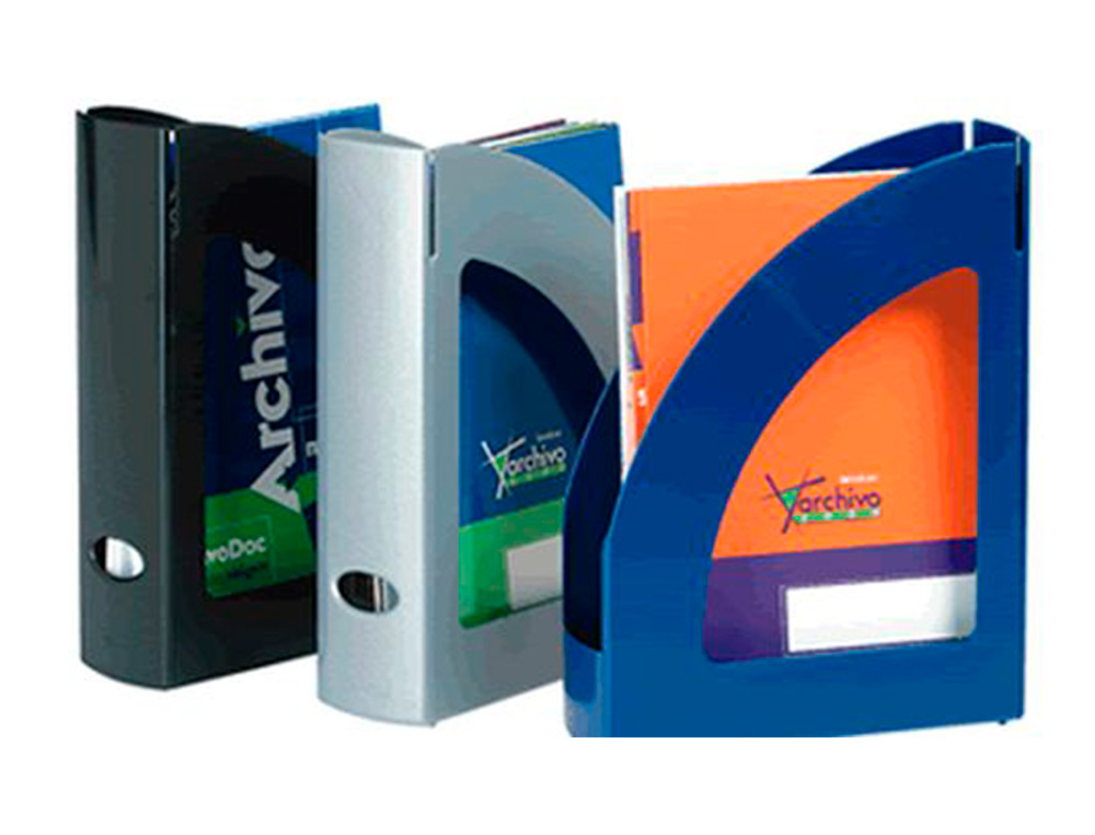 Gaveta de arquivo archivo 2000 antimicrobiano sanitized poliestireno lombada 80 mm preta 250x80x320 mm ( Imagem 5 de 5 ) - Preview
