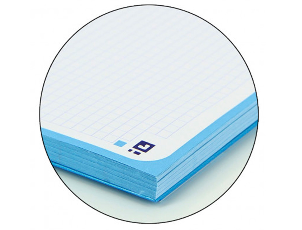 Recarga cor 1 oxford din a4+ 80 folhas 90 gr quadricula 5 mm 4 furos cor turquesa ( Imagem 3 de 6 ) - Preview