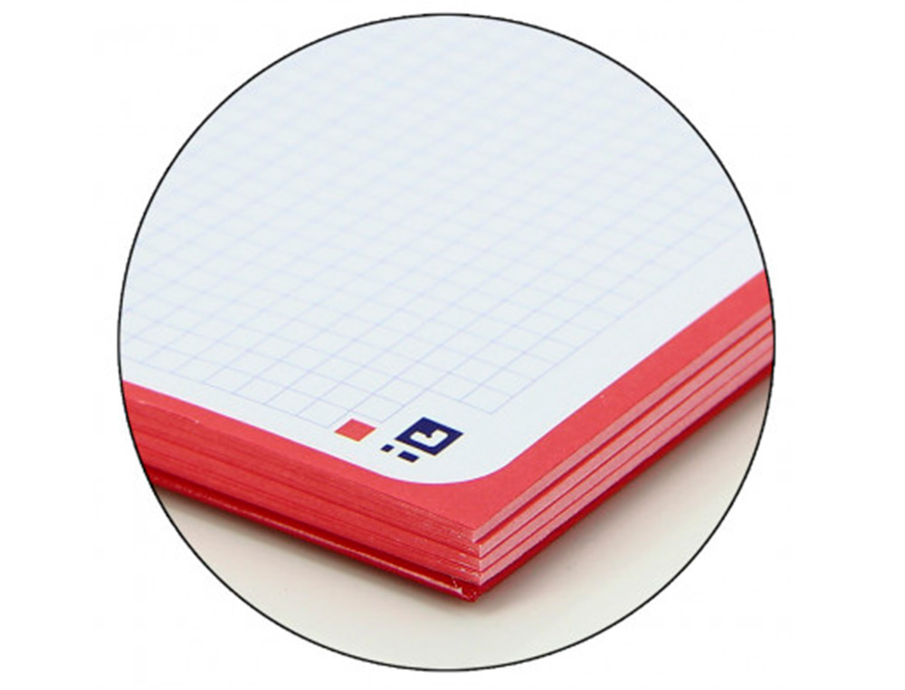 Recarga cor 1 oxford din a4+ 80 folhas 90 gr quadricula 5 mm 4 furos cor vermelho ( Imagem 3 de 6 ) - Preview