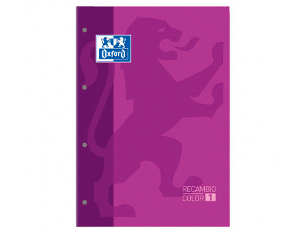 Recarga cor 1 oxford din a4+ 80 folhas 90 gr quadricula 5 mm 4 furos cor roxo ( Imagem 2 de 6 ) - Preview