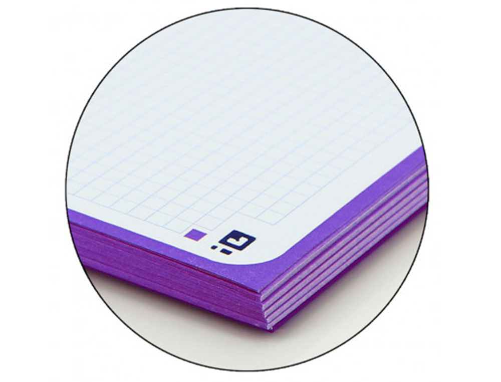 Recarga cor 1 oxford din a4+ 80 folhas 90 gr quadricula 5 mm 4 furos cor lilas ( Imagem 4 de 6 ) - Preview