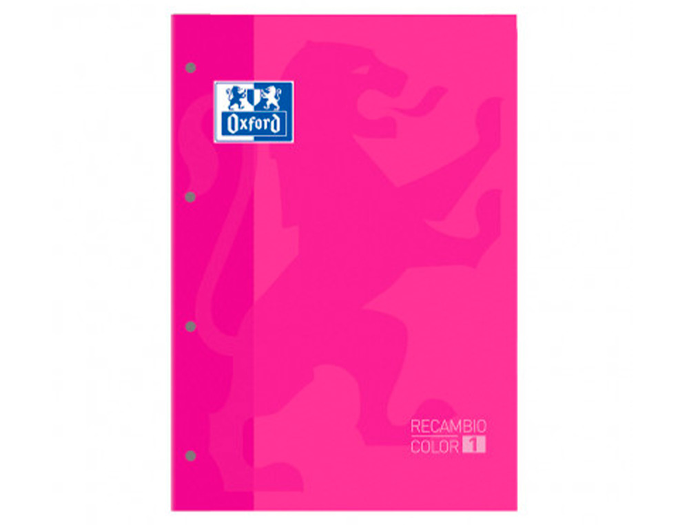Recarga cor 1 oxford din a4+ 80 folhas 90 gr quadricula 5 mm 4 furos cor fucsia ( Imagem 2 de 6 ) - Preview