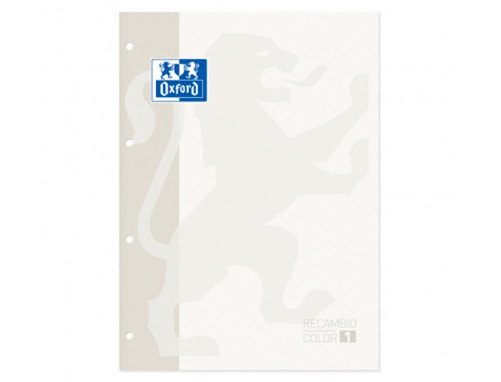 Recarga cor 1 oxford din a4+ 80 folhas 90 gr quadricula 5 mm 4 furos cor branco ( Imagem 2 de 6 ) - Preview