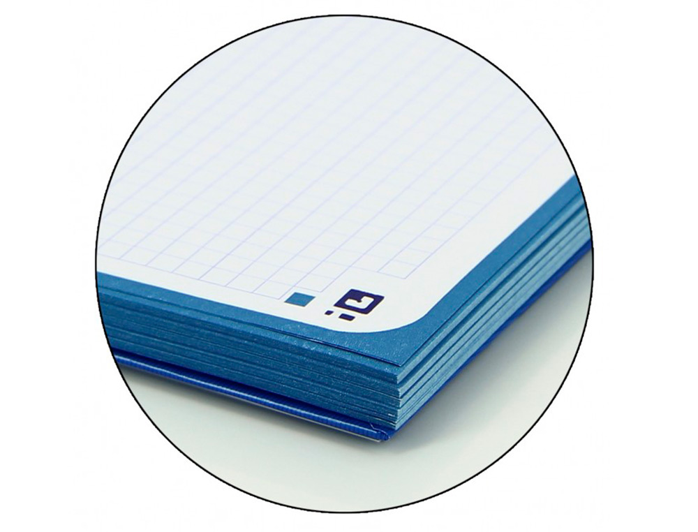 Recarga cor 1 oxford din a4+ 80 folhas 90 gr quadricula 5 mm 4 furos cor azul escuro ( Imagem 4 de 6 ) - Preview