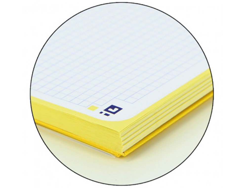 Recarga cor 1 oxford din a4+ 80 folhas 90 gr quadricula 5 mm 4 furos cor amarelo ( Imagem 3 de 6 ) - Preview