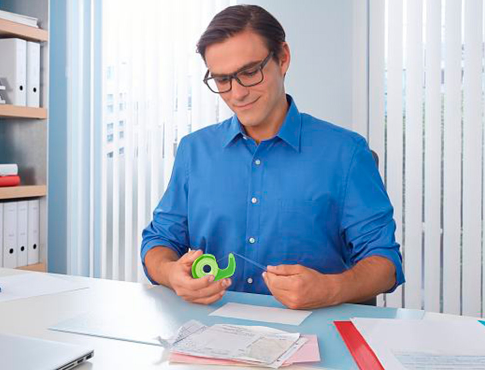 Mini Desenrolador Q-Connect para Fitas de 19mmx33m ( Imagem 5 de 7 ) - Preview