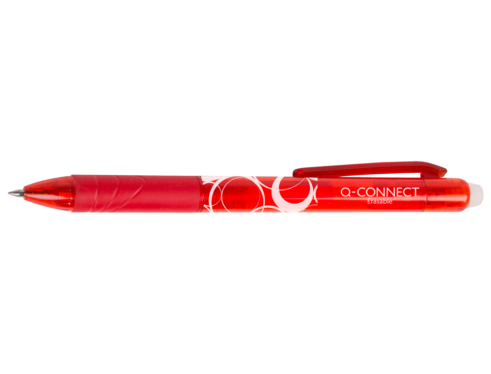 Esferografica q-connect retratil apagavel 0,7 mm cor vermelho ( Imagem 4 de 9 ) - Preview
