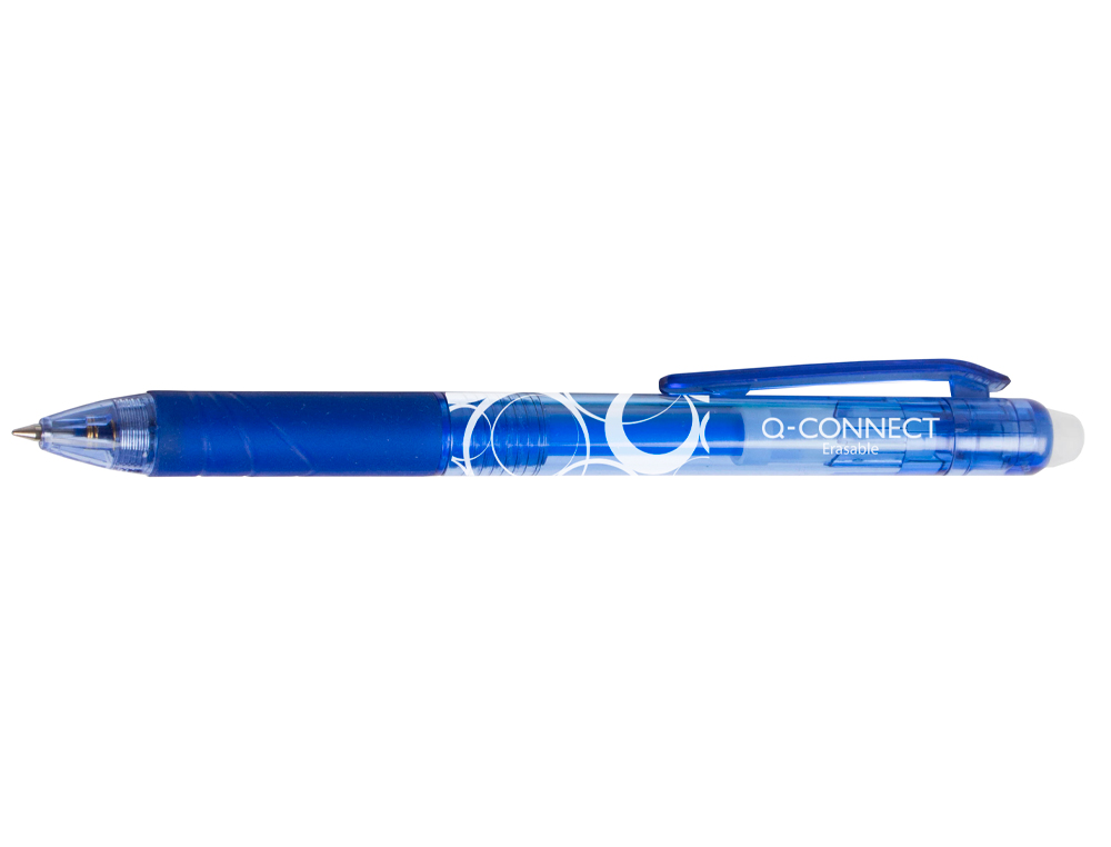 Esferográfica Q-Connect Retratil Apagável 0,7 mm Cor Azul ( Imagem 4 de 9 ) - Preview