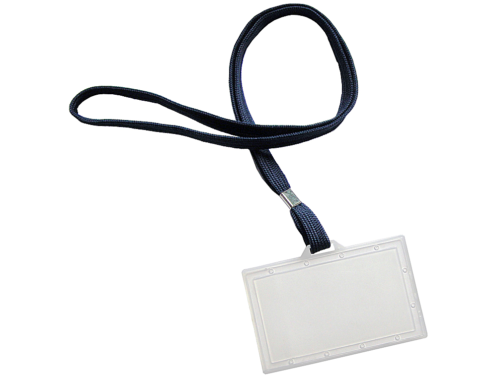 Identificador q-connect kf17112 com cordao plano azul e abertura lateral 94x60 mm ( Imagem 3 de 10 ) - Preview