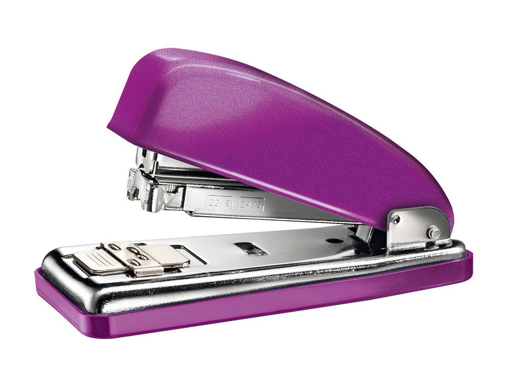 Agrafador petrus 226 classic wow violeta metalizado capacidade 30 folhas em blister ( Imagem 2 de 3 ) - Preview