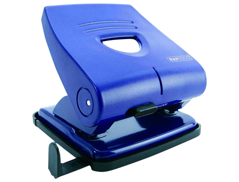 Furador rapesco 827-p azul 2 furos capacidade 30 folhas ( Imagem 2 de 3 ) - Preview