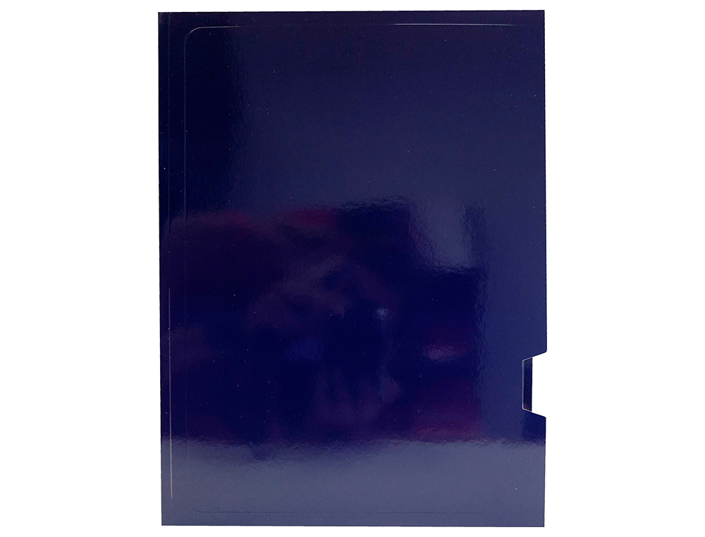 Classificador de cartolina gio plastificada apresentacao 2 abas din a4 azul 275g/m2 (25 unidades) ( Imagem 2 de 5 ) - Preview