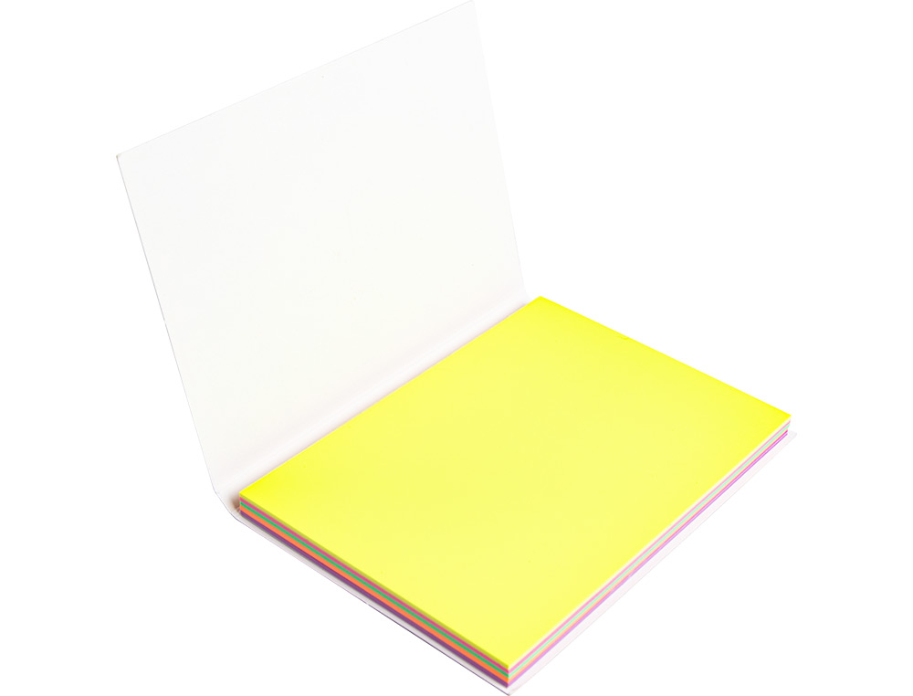 Bloco de Notas Magneticas Q-Connect 70x100 mm 100 folhas 5 Cores Fluorescentes ( Imagem 5 de 7 ) - Preview