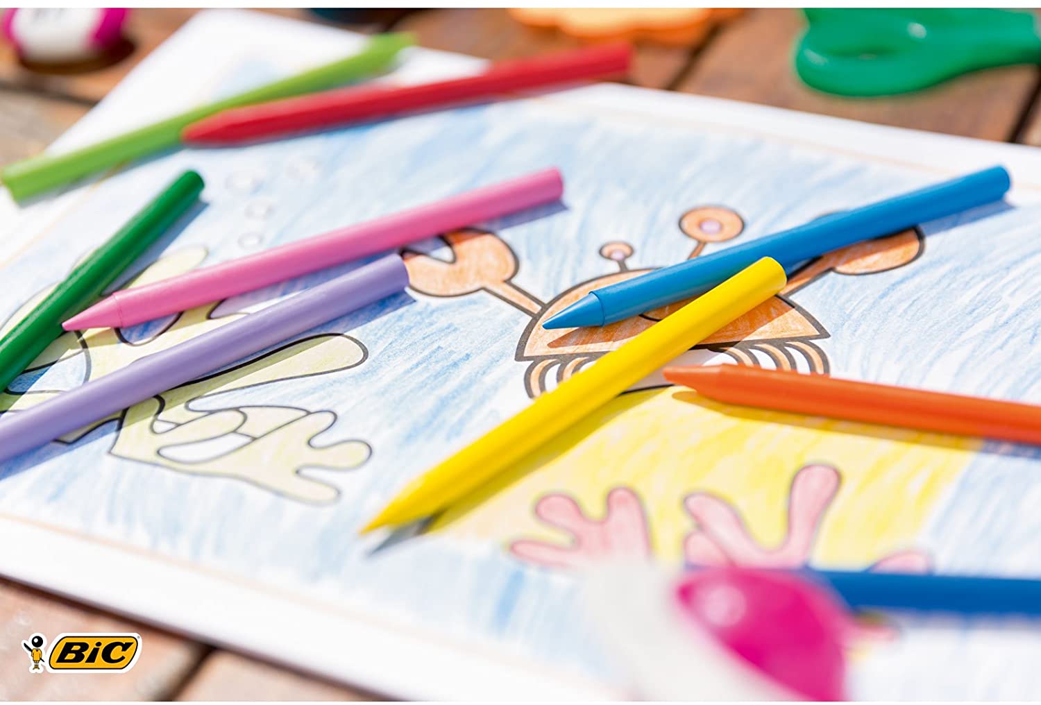 18 Lápis de Cera Plastidecor - BIC ( Imagem 4 de 5 ) - Preview