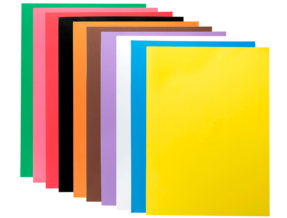 Goma eva liderpapel 50x70 cm 60gr 1,5 mm espessura cores sortidas (10 unidades) ( Imagem 2 de 6 ) - Preview