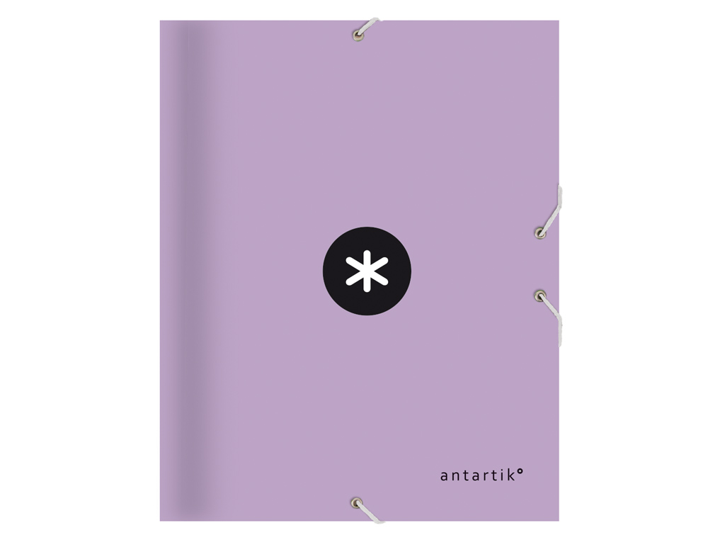 Pasta de elasticos liderpapel antartik din a4 3 abas cartao forrado cor lavanda ( Imagem 5 de 24 ) - Preview