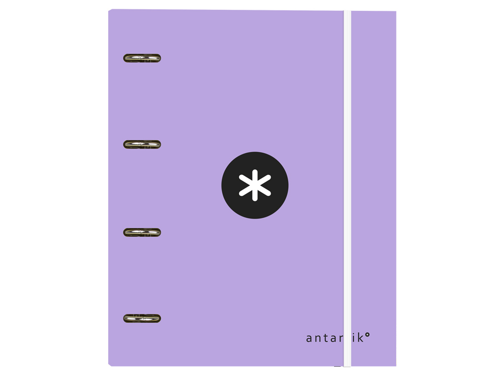 Pasta liderpapel com recarga antartik din a4 quadricula 5mm forrada 4 aneis 25mm cor lavanda ( Imagem 4 de 22 ) - Preview