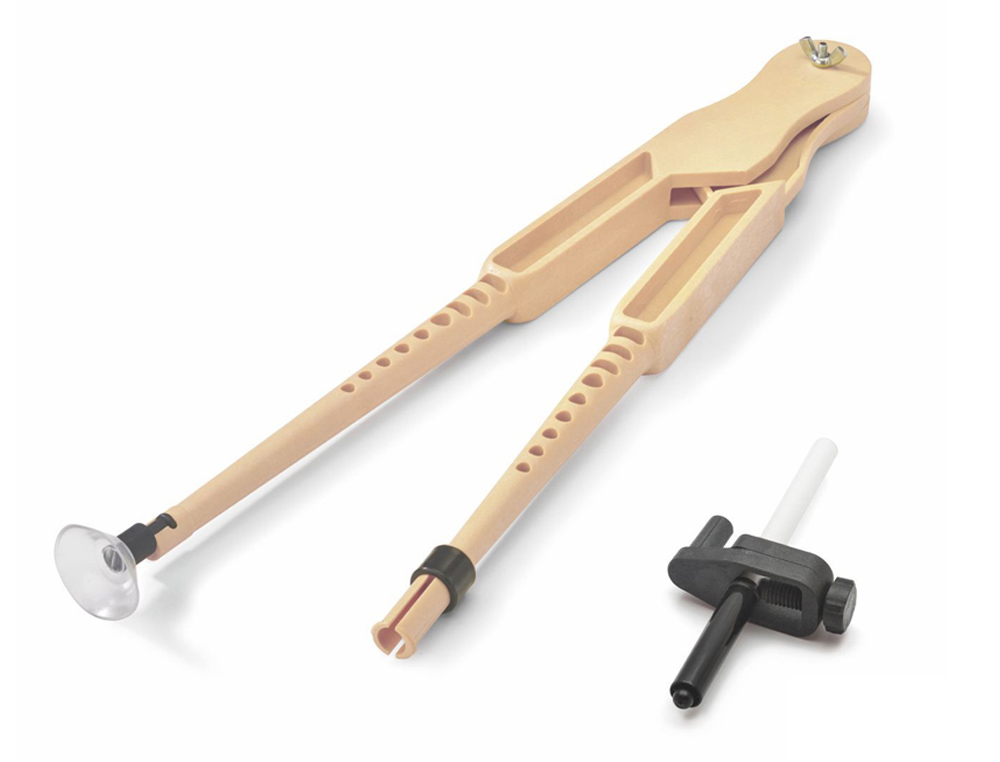 Compasso para Quadro Faibo de Plástico com Adaptador Imitacao em Madeira 42 cm ( Imagem 2 de 2 ) - Preview