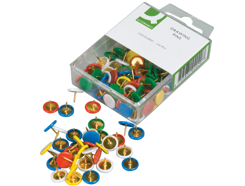 Pioneses q-connect. Caixa 120 unidades. Cores sortidas ( Imagem 4 de 4 ) - Preview