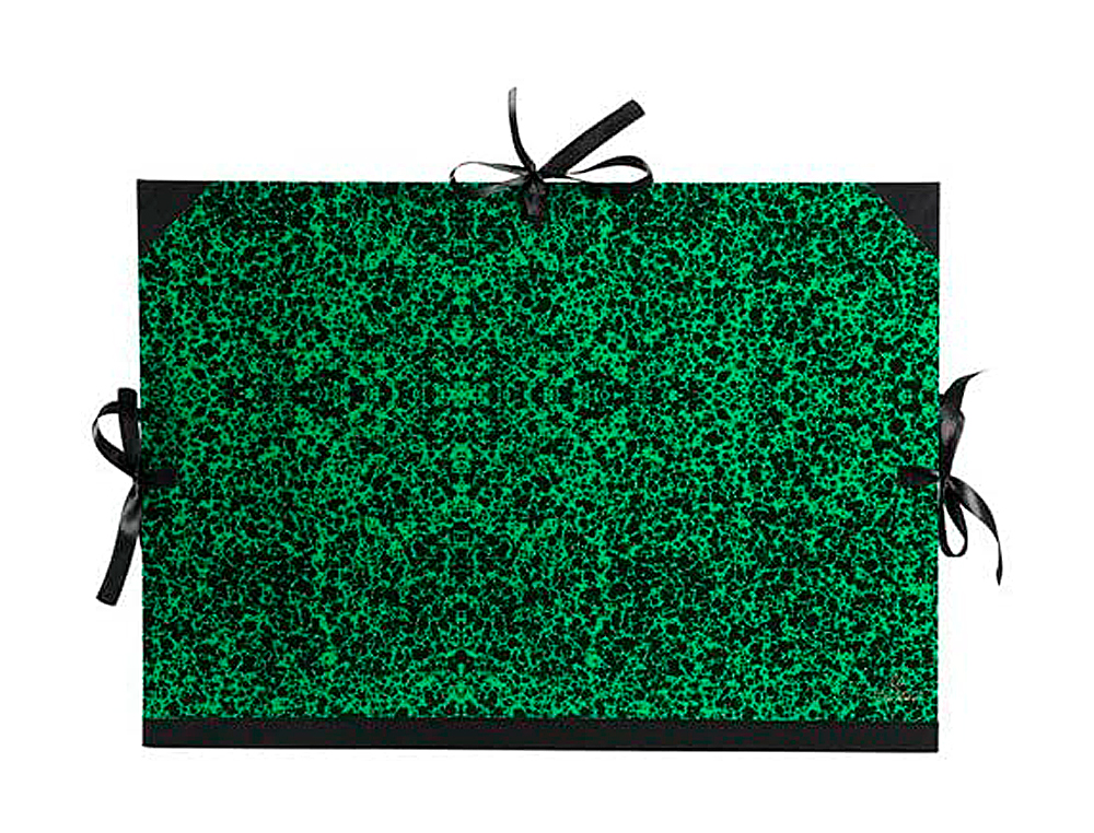Pasta de desenho canson classic 52x72 cm com lacos marmore verde ( Imagem 2 de 2 ) - Preview