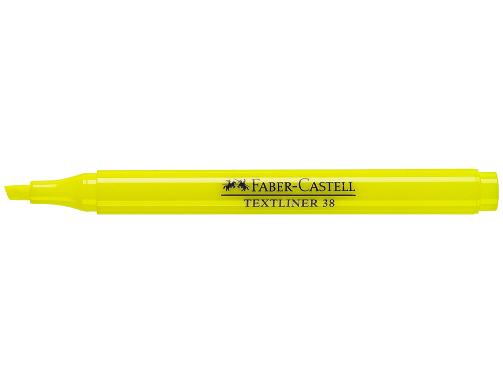 Marcador faber fluorescente textliner 38 amarelo (10 unidades) ( Imagem 2 de 2 ) - Preview