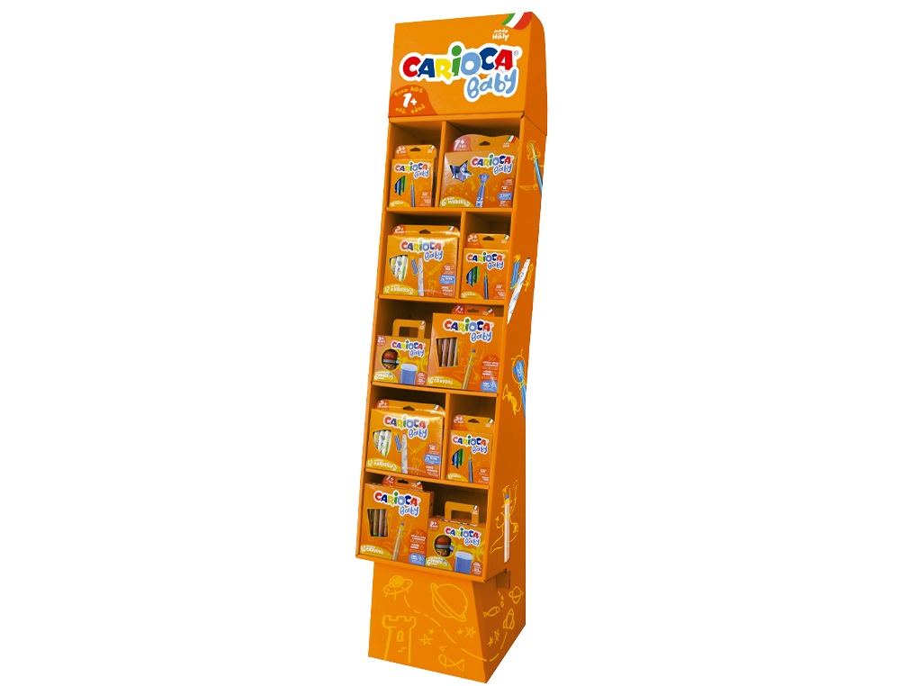 Expositor de chao carioca baby 400x270x1200 mm ( Imagem 2 de 2 ) - Preview