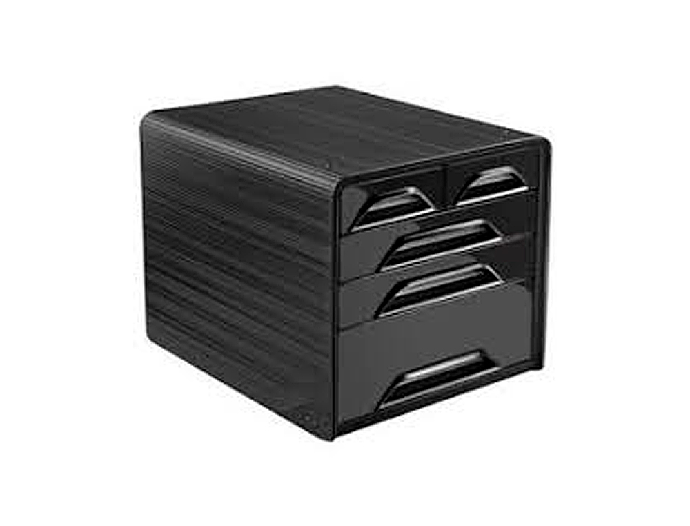 Blocos classificadores de secretaria cep 5 gavetas mistos preto/preto 360x288x270 mm ( Imagem 2 de 4 ) - Preview