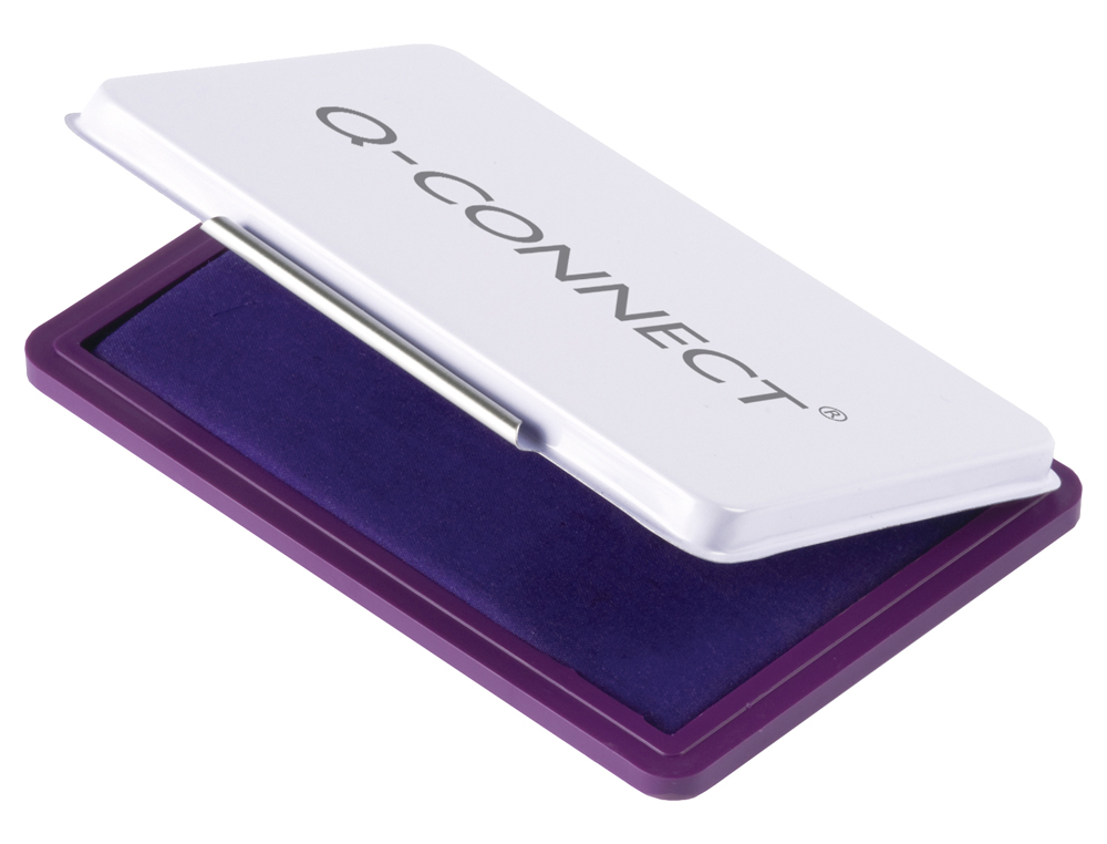 Almofada para carimbo q-connect 110x70 mm violeta ( Imagem 2 de 2 ) - Preview