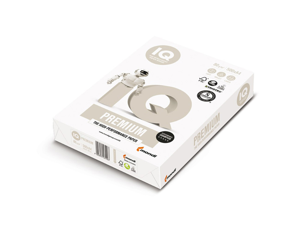 Papel fotocopia iq premium din a4 80 gr pack de 500 folhas ( Imagem 4 de 10 ) - Preview
