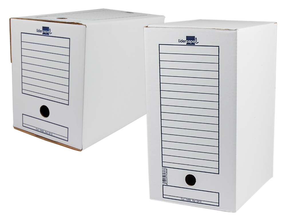 Caixa para arquivo definitivo liderpapel 367x251x200 mm (50 unidades) ( Imagem 2 de 8 ) - Preview