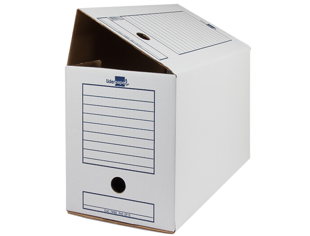 Caixa para arquivo definitivo liderpapel 367x251x200 mm (50 unidades) ( Imagem 4 de 8 ) - Preview