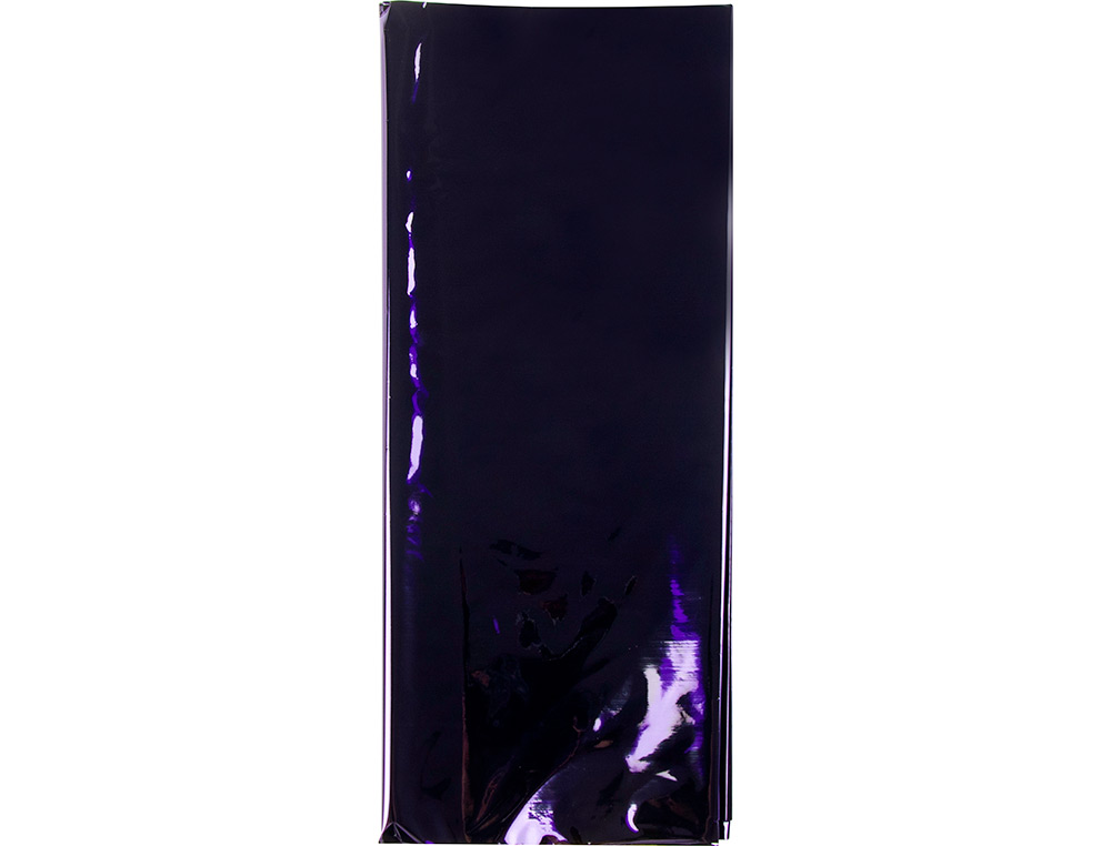 Papel celofane liderpapel 50x70 cm 22gr bolsa de 5 folhas violeta ( Imagem 4 de 5 ) - Preview