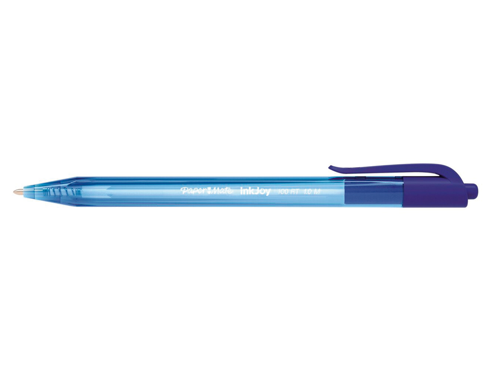 Esferográfica Paper Mate Inkjoy 100 Rt Azul (20 unidades) ( Imagem 2 de 2 ) - Preview