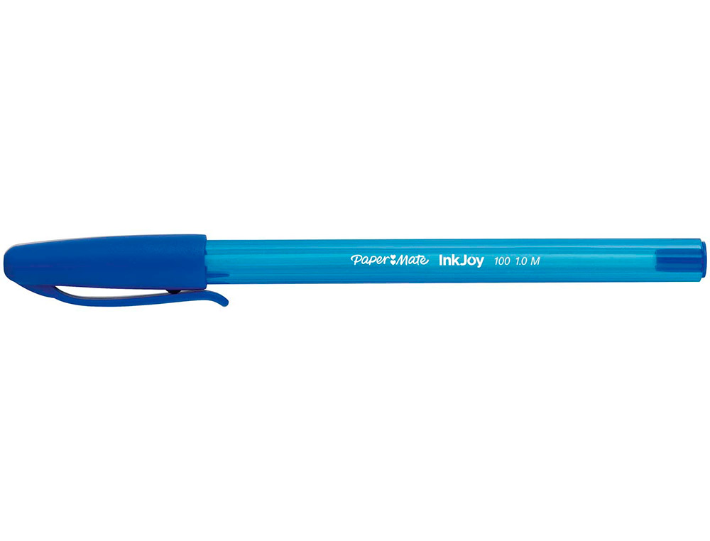 Esferográfica Paper Mate Inkjoy 100 Cap - Azul ( Imagem 3 de 8 ) - Preview