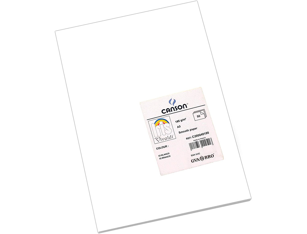 Pack 50 Folhas Cartolina Iris 185/A4 Branco ( Imagem 4 de 5 ) - Preview