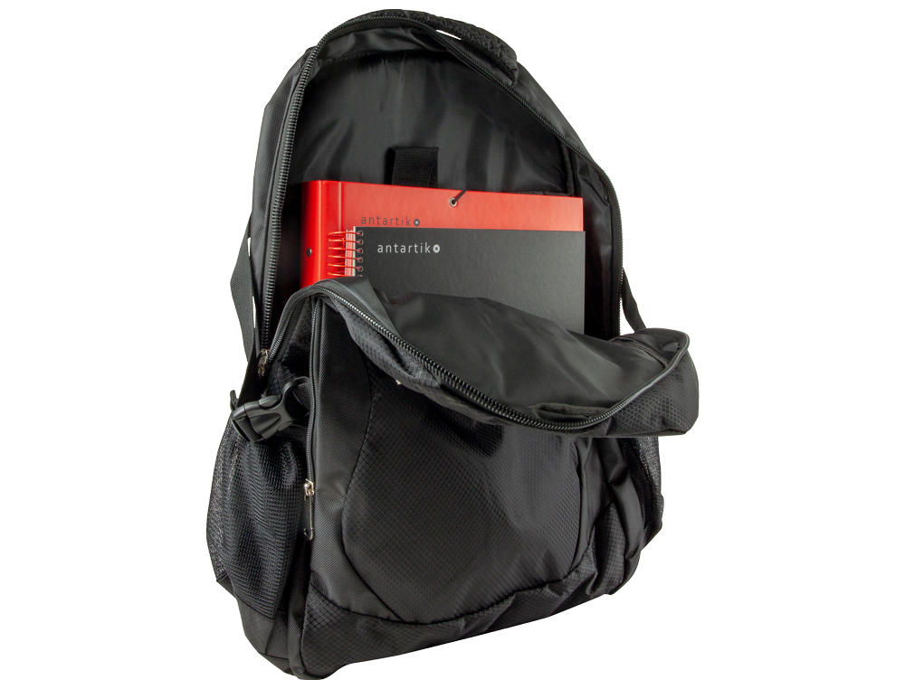 Mochila para portatil q-connect 18/' preta medidas 330x470x180 mm ( Imagem 4 de 11 ) - Preview