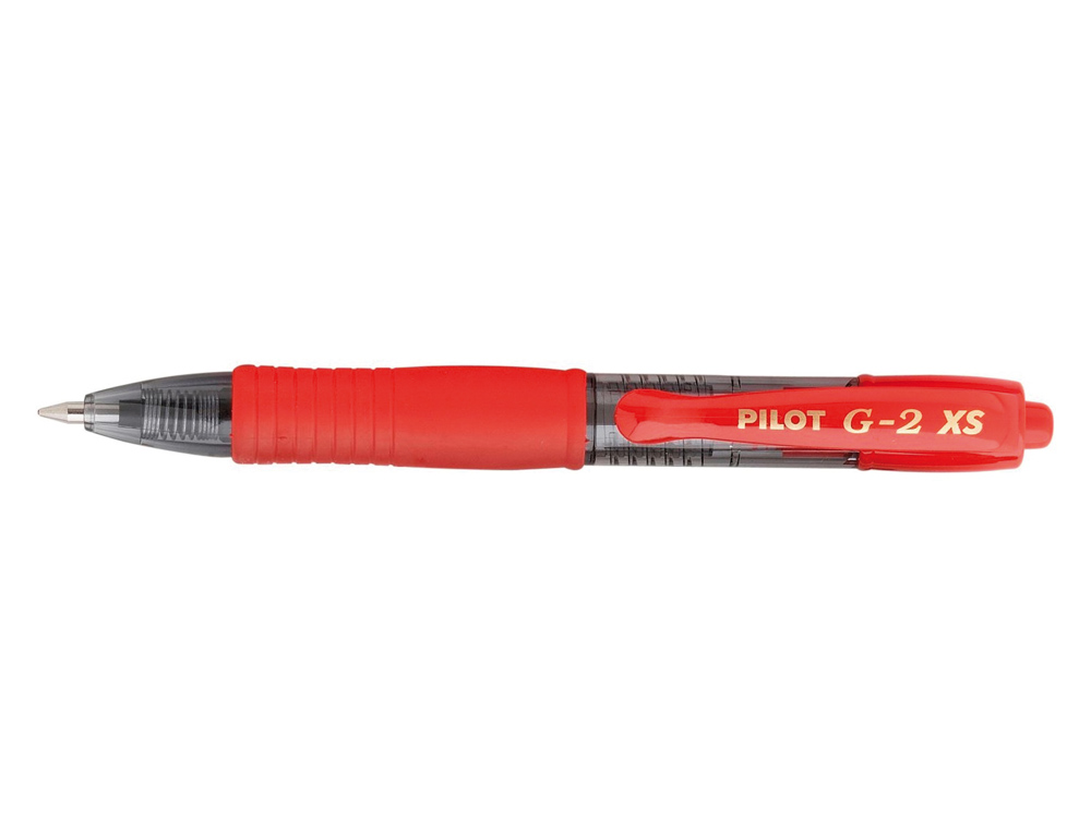 Esferografica pilot g-2 pixie vermelha tinta gel retractil pega de borracha (12 unidades) ( Imagem 2 de 3 ) - Preview