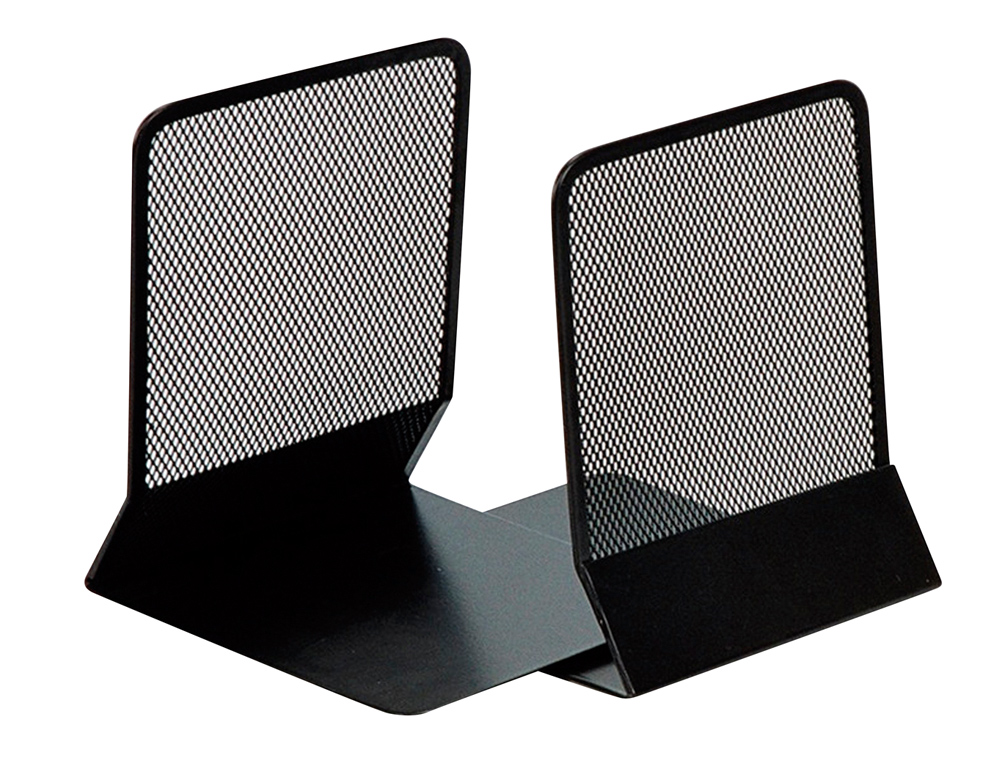 Apoia livros metalico q-connect kf15098 preto -conjunto -135x152x165 mm ( Imagem 4 de 9 ) - Preview