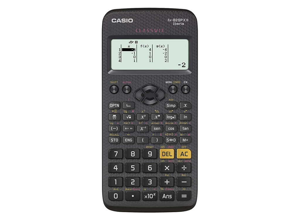 Calculadora Casio fx-82SPX Iberia Classwizz Científica 292 Funções, 9 Memórias C/Capa ( Imagem 2 de 8 ) - Preview
